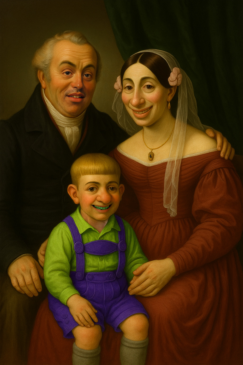 Retrato de familia de los Klei, circa 1910